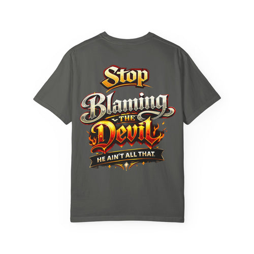 Stop Blaming Me For Everything T-Shirt — Funny Retro Graphic Tee