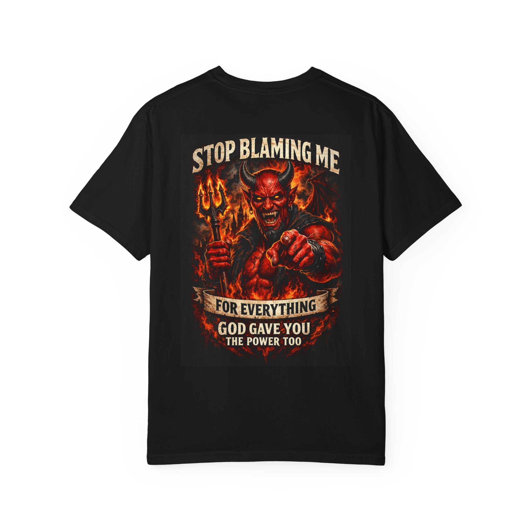 Stop Blaming Me for Everything T-Shirt —Motivate Retro Graphic Tee